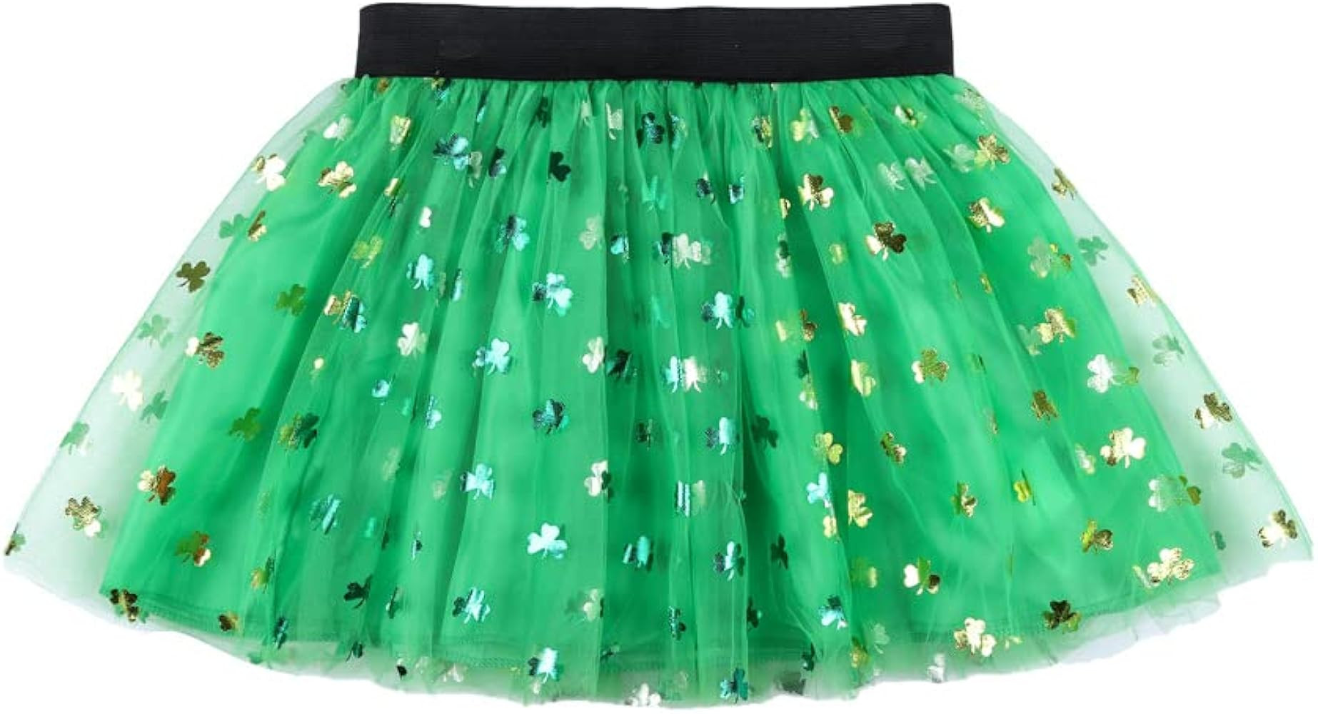 Seasons Women St Patricks Day Shamrock Tutu Skirt, One Size W41249 Green | Amazon (US)