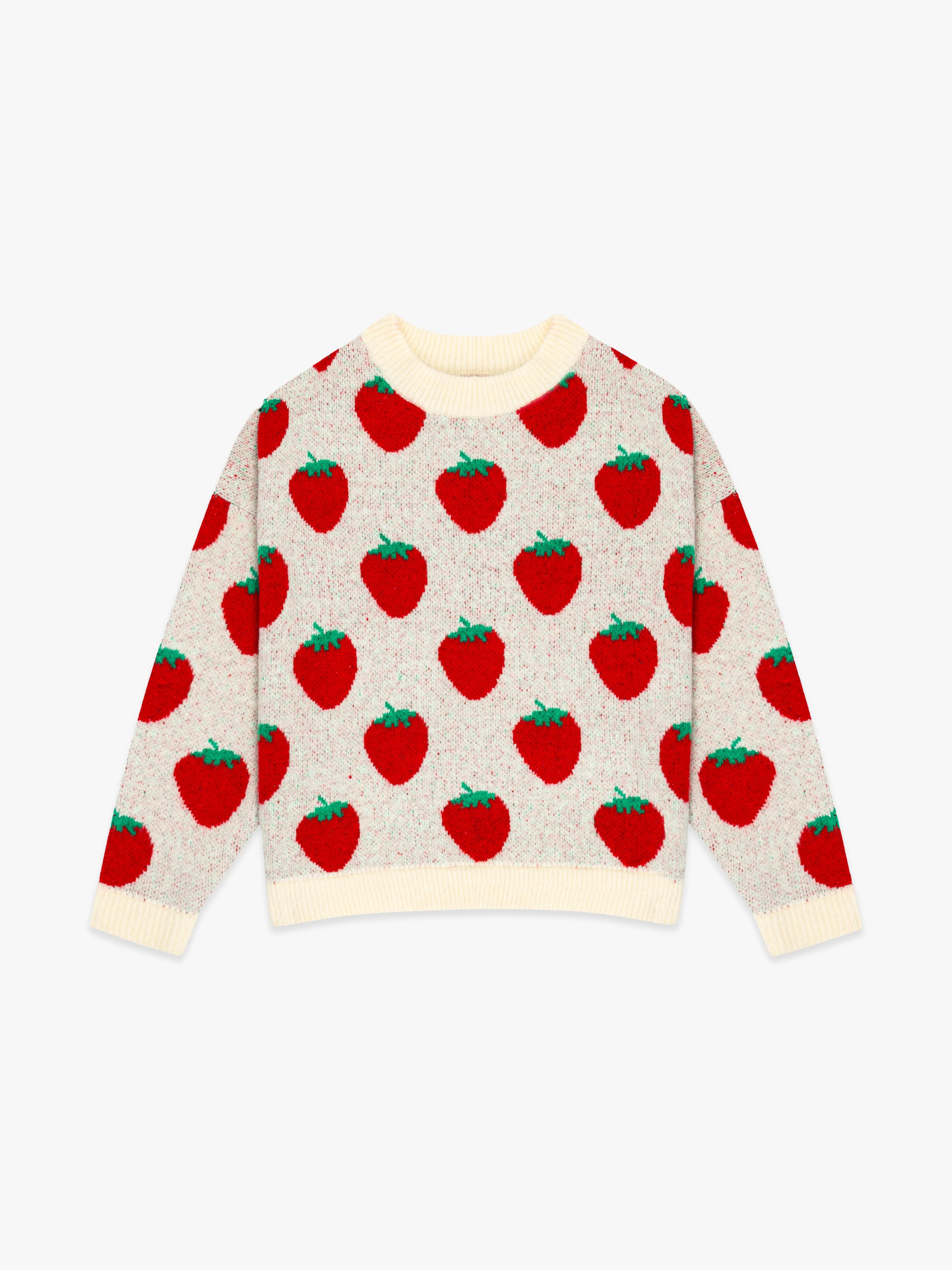 Ella Sweater - Strawberries | Lisa Says Gah