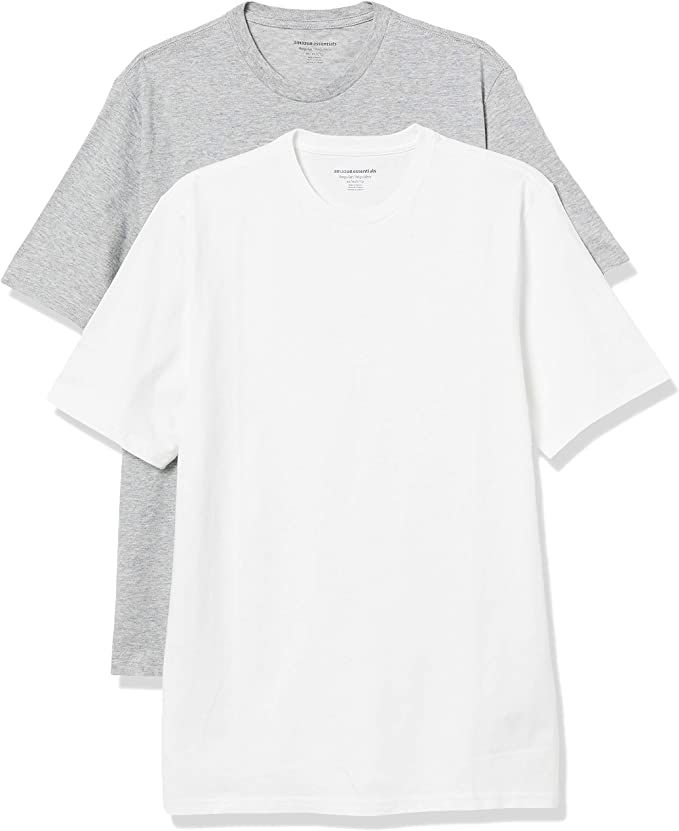 Amazon Essentials Mens Loose-Fit Short-Sleeve Crewneck T-Shirt, Pack of 2 | Amazon (US)