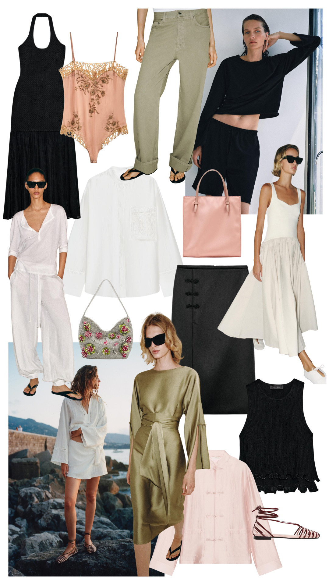Zara July Best Sellers 
| Baggy Jeans | Lace Bodysuit | Halter-neck Dress | Beaded Bag | Henley Top | Satin Bag | Frog Fastening 

 #LTKuk #LTKsummer #LTKeurope