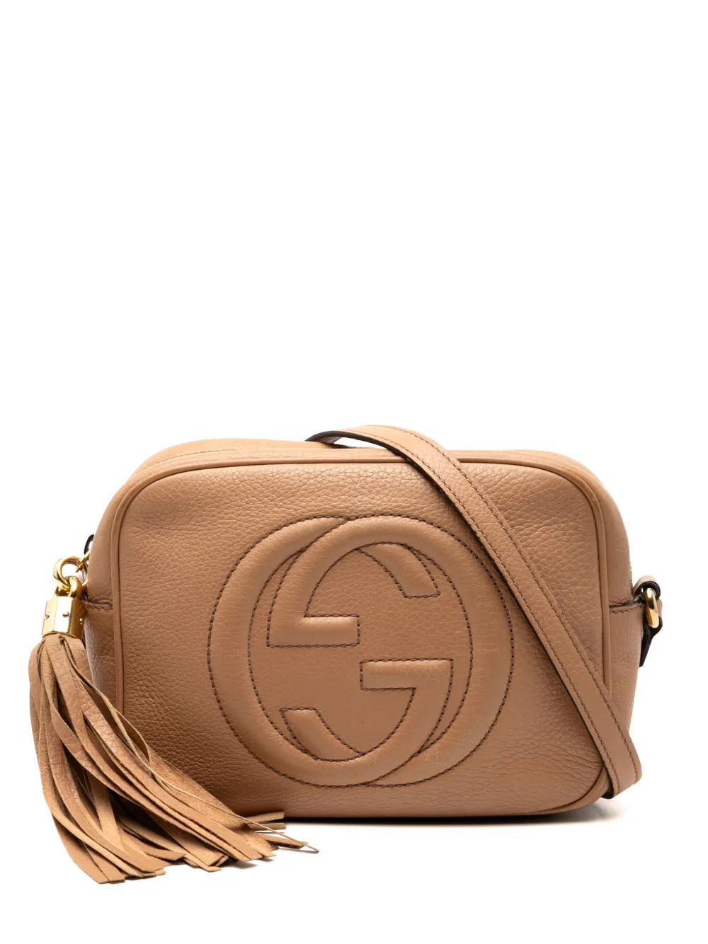 Gucci Pre-Owned 2000-2015 Leather Soho Disco crossbody bag - Brown | Farfetch Global