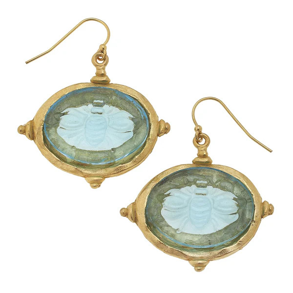 Venetian Glass Bee Earrings | Susan Shaw