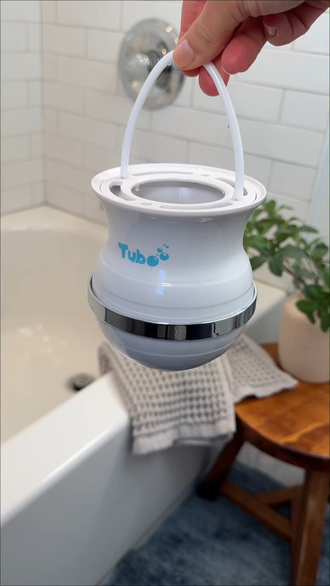 Bath Tub Filter that Removes 99% of Chlorine and Contaminants🙌🏻 it’s great for sensitive skin and is also so easy to install and remove. 

 #LTKHome
