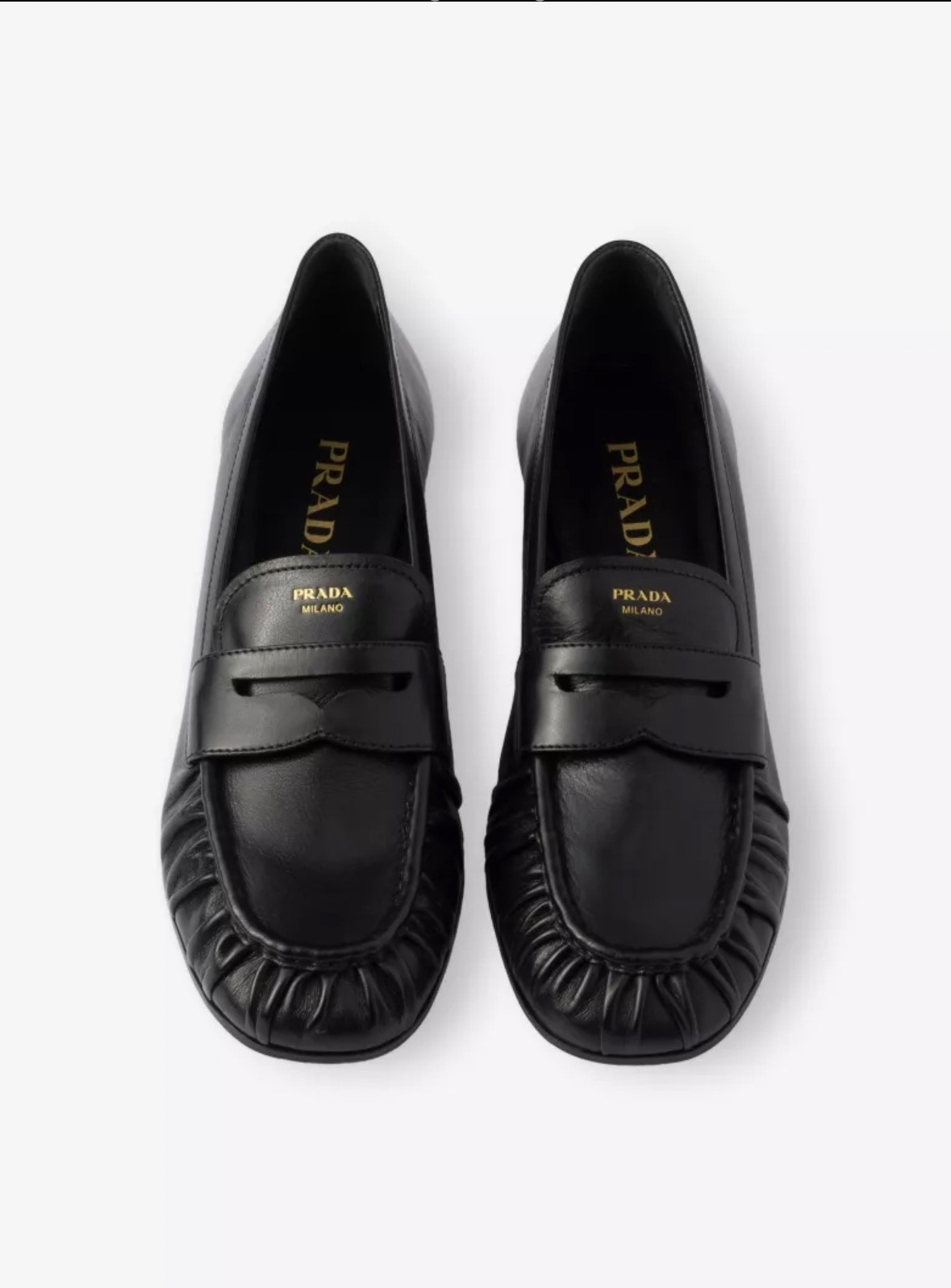 Prada foiled leather loafers 

I’m obsessed with the detailing at the front and loafers are always a staple in any wardrobe 

#LTKspring #LTKeurope #LTKshoes