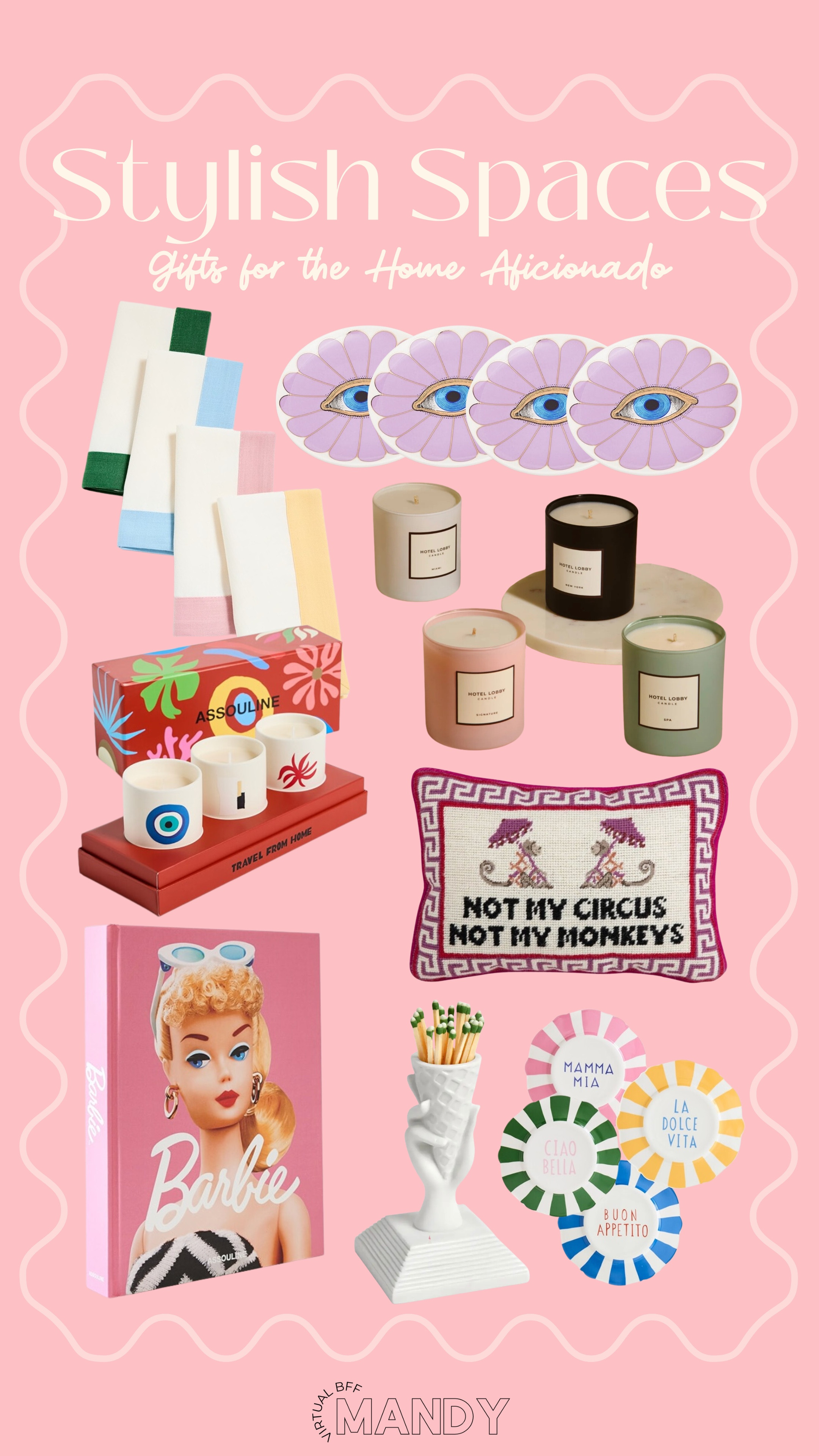 Stylish Spaces: Gifts for the Home Aficionado! 

Christmas gift - gift guide - gift inspo - home decor - stylish home gifts - throw pillow - candles - coffee table book - coasters 

#LTKGiftGuide #LTKHome #LTKHoliday