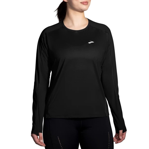 Women's Brooks Sprint Free 2.0 Long Sleeve T-Shirt 2XLarge Black | Scheels