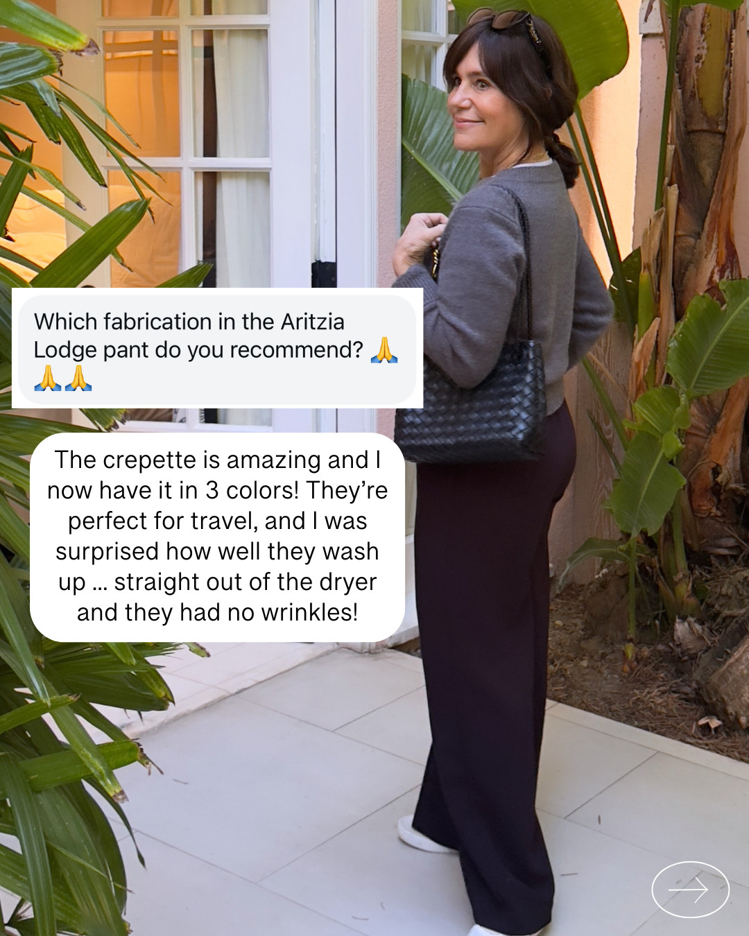 These Aritzia might just be my most favorite recent purchase! I washed them for the first time last week and I couldn't believe how well they held up! Not one wrinkle! Plus they come in petite and tall which is amazing! 

 #LTKgrwm #LTKOver40 #LTKPetite