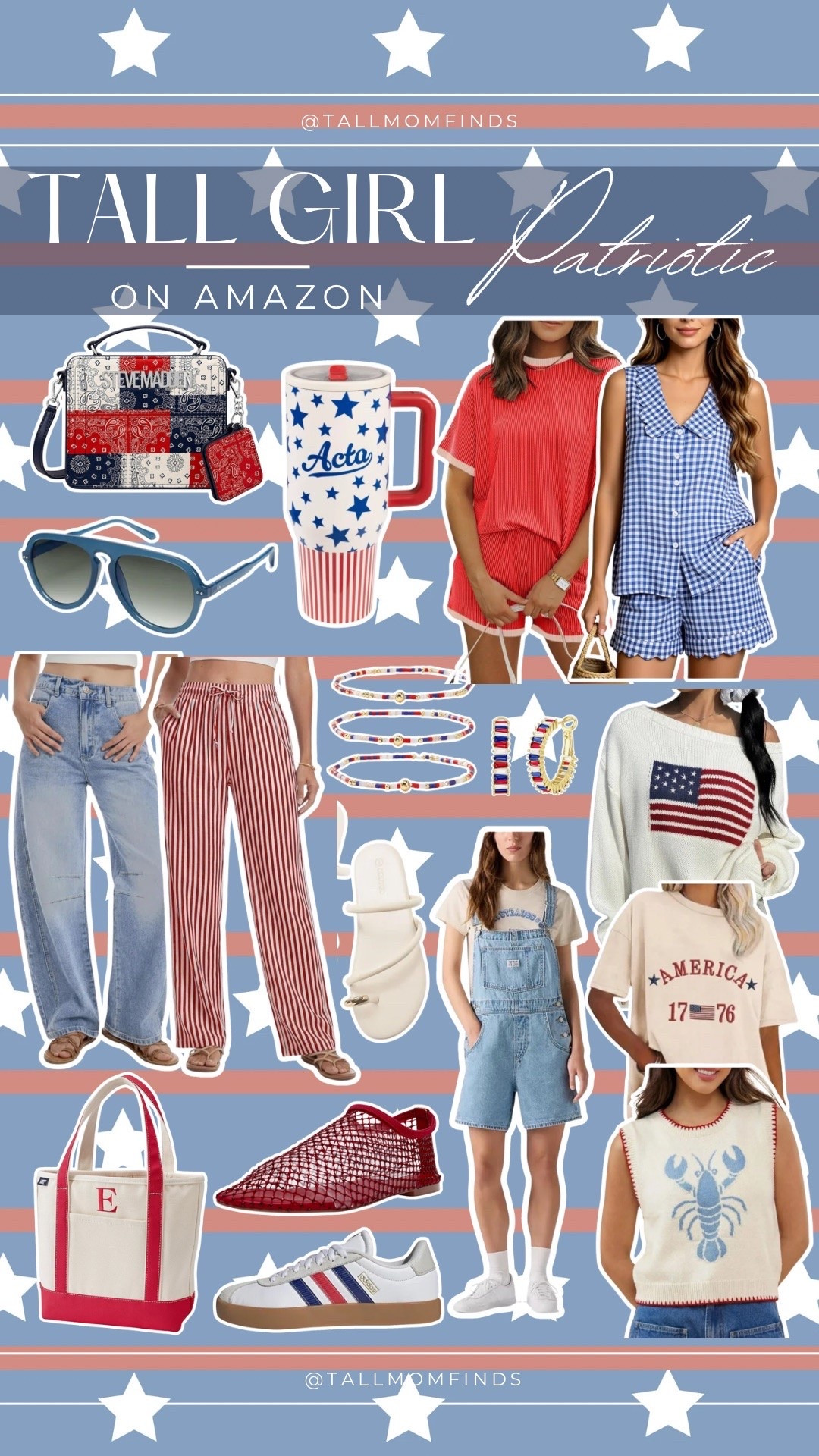 Stars, stripes, and tall-girl-approved finds—patriotic style made easy on Amazon 🇺🇸

Tall Girl Fashion, Patriotic Outfit, Americana Style, Tall Women Clothing, Amazon Fashion Finds, Fourth of July Outfit, Tall Summer Outfit

#LTKSeasonal #LTKTall #LTKMidsize
