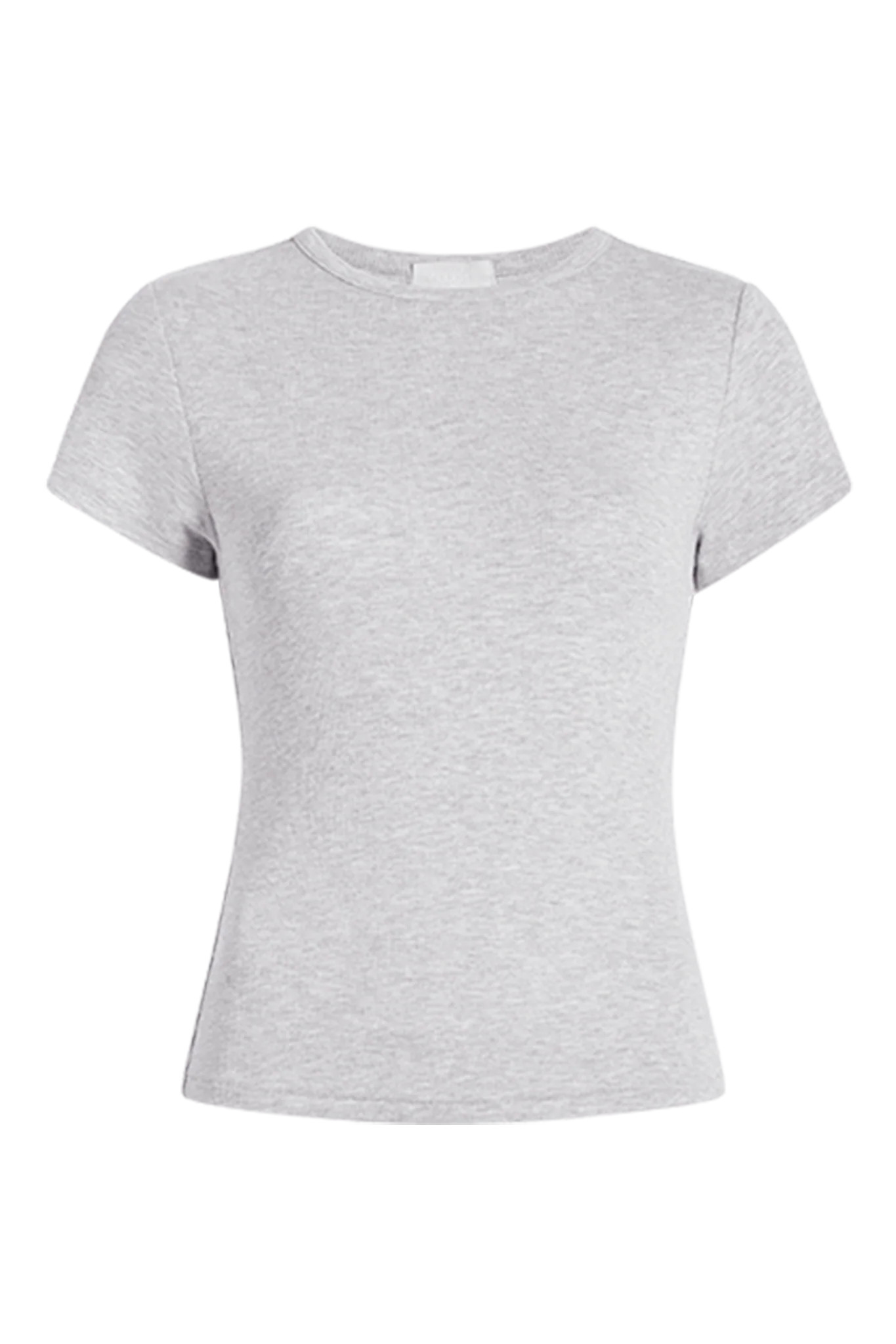 Slinky Rib Tee | White | nuuds