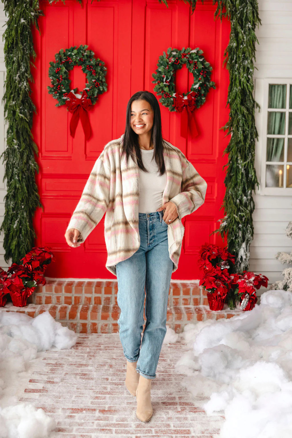 Vail Coatigan | Pink Plaid | +Plus Available | Talulah