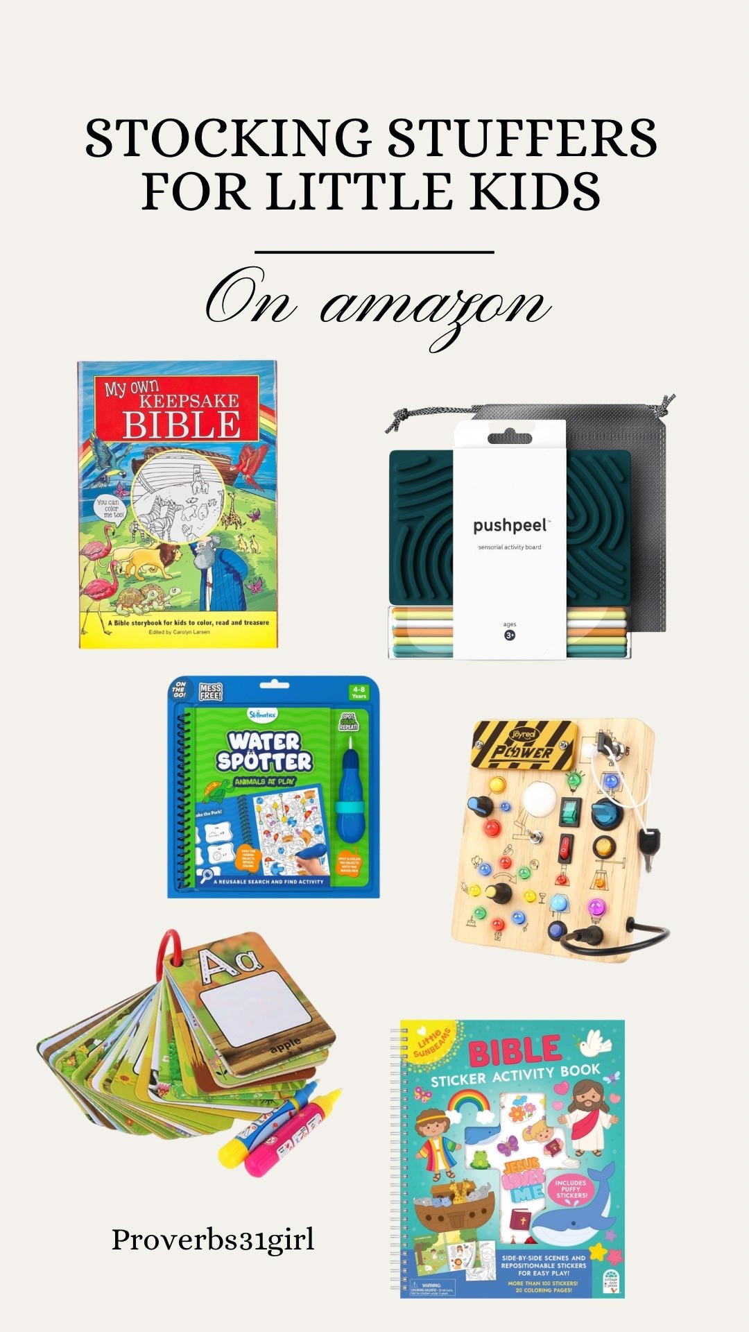 I love these screen free/technology options for little kids, and they also make great stocking stuffers! All from @amazon #ad #founditonamazon #WinterFavorites2025

#LTKHoliday #LTKGiftGuide #LTKSeasonal