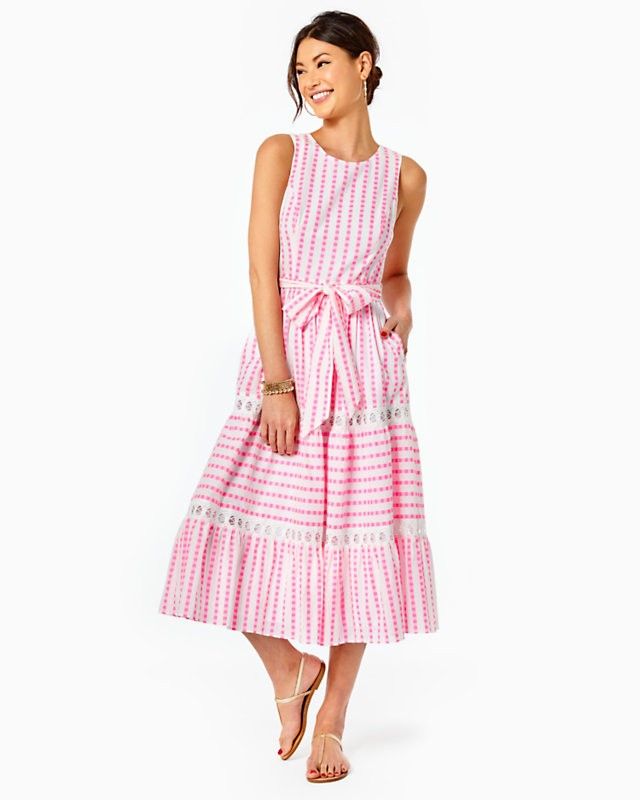 Maybella Tiered Midi Dress - Lilly Pulitzer | Lilly Pulitzer