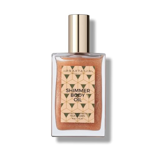 Anastasia Beverly Hills Shimmer Body Oil - Lightweight Body Glow Oil for a Sun-Kissed Luminous Sparkle and Silky-Smooth Skin - Rose Gold | Amazon (US)