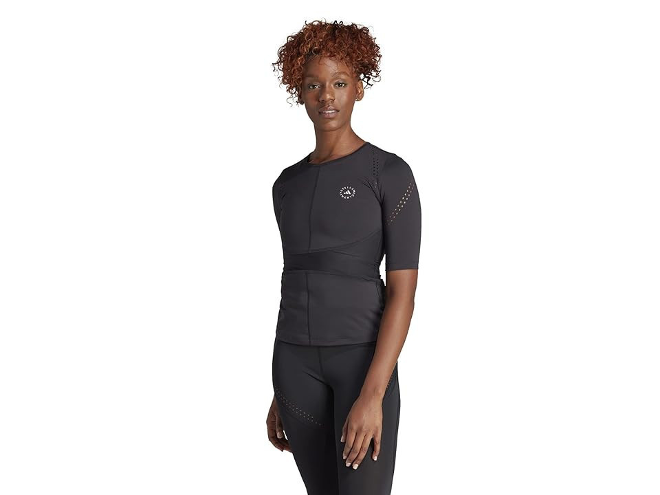 adidas by Stella McCartney Truepurpose Training T-Shirts IB6780 Women's Clothing Black : LG, Polyester/Spandex | Zappos