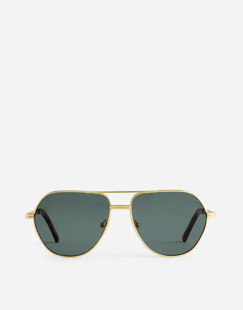 Wire Frame Aviator Sunglasses | Madewell | Madewell