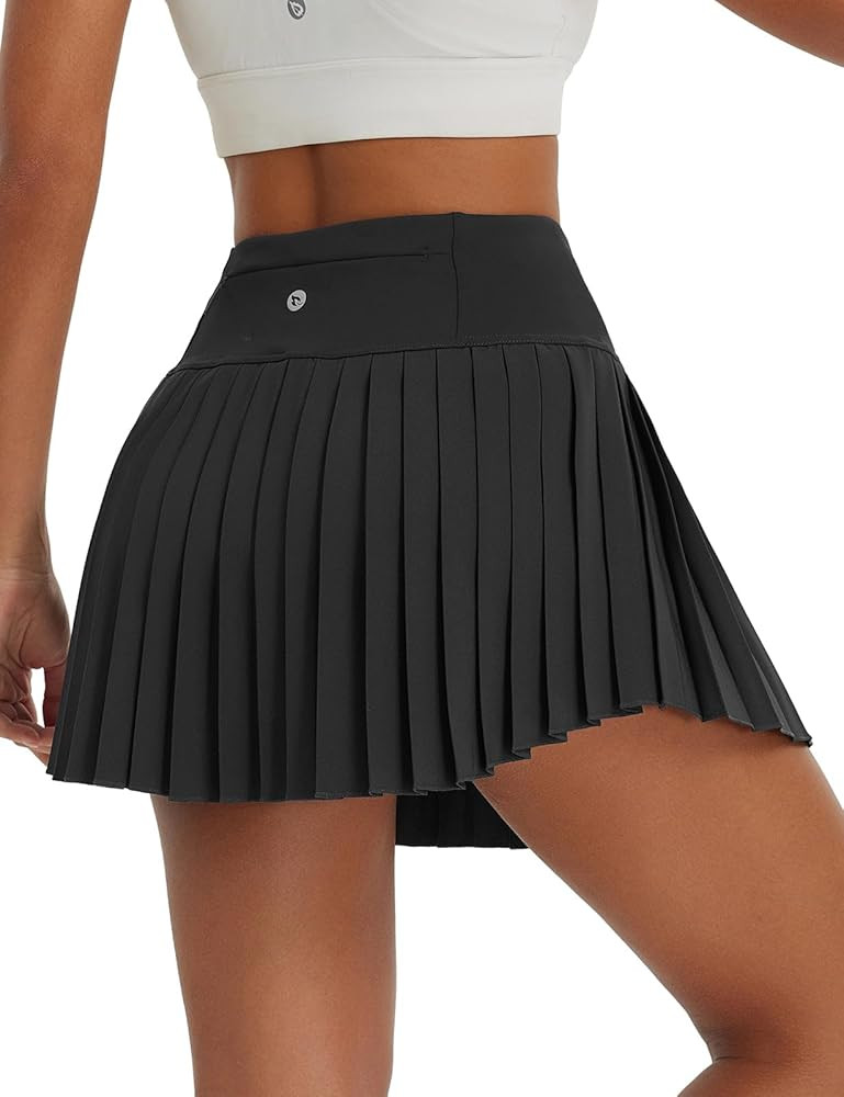 baleaf Pleated Tennis Skirt for Women with Shorts High Waisted Lightweight Athletic Golf Skort Sk... | Amazon (US)