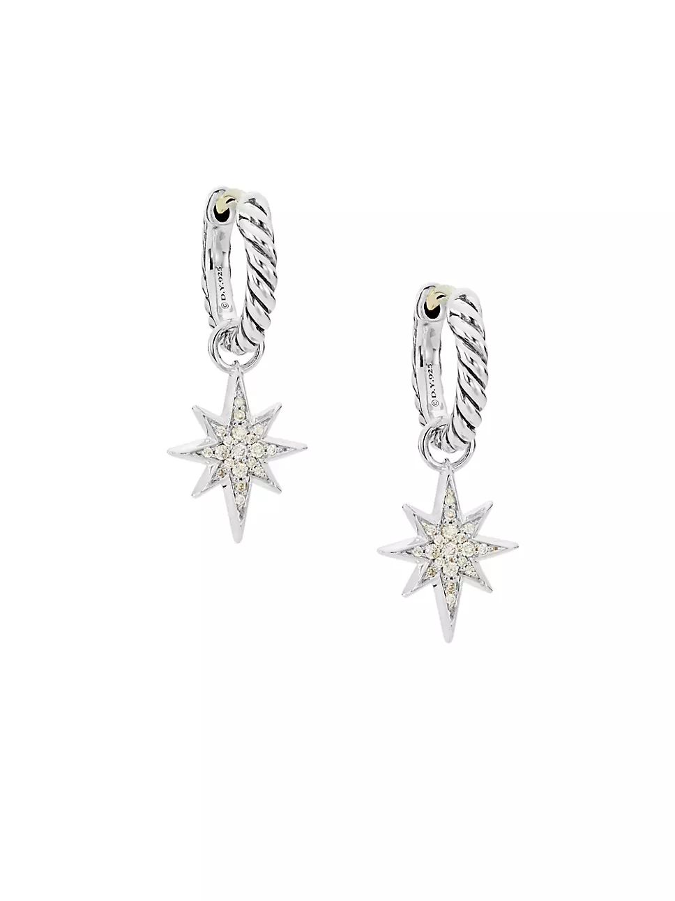 Cable Collectibles North Star Drop Earrings With Pavé Diamonds | Saks Fifth Avenue