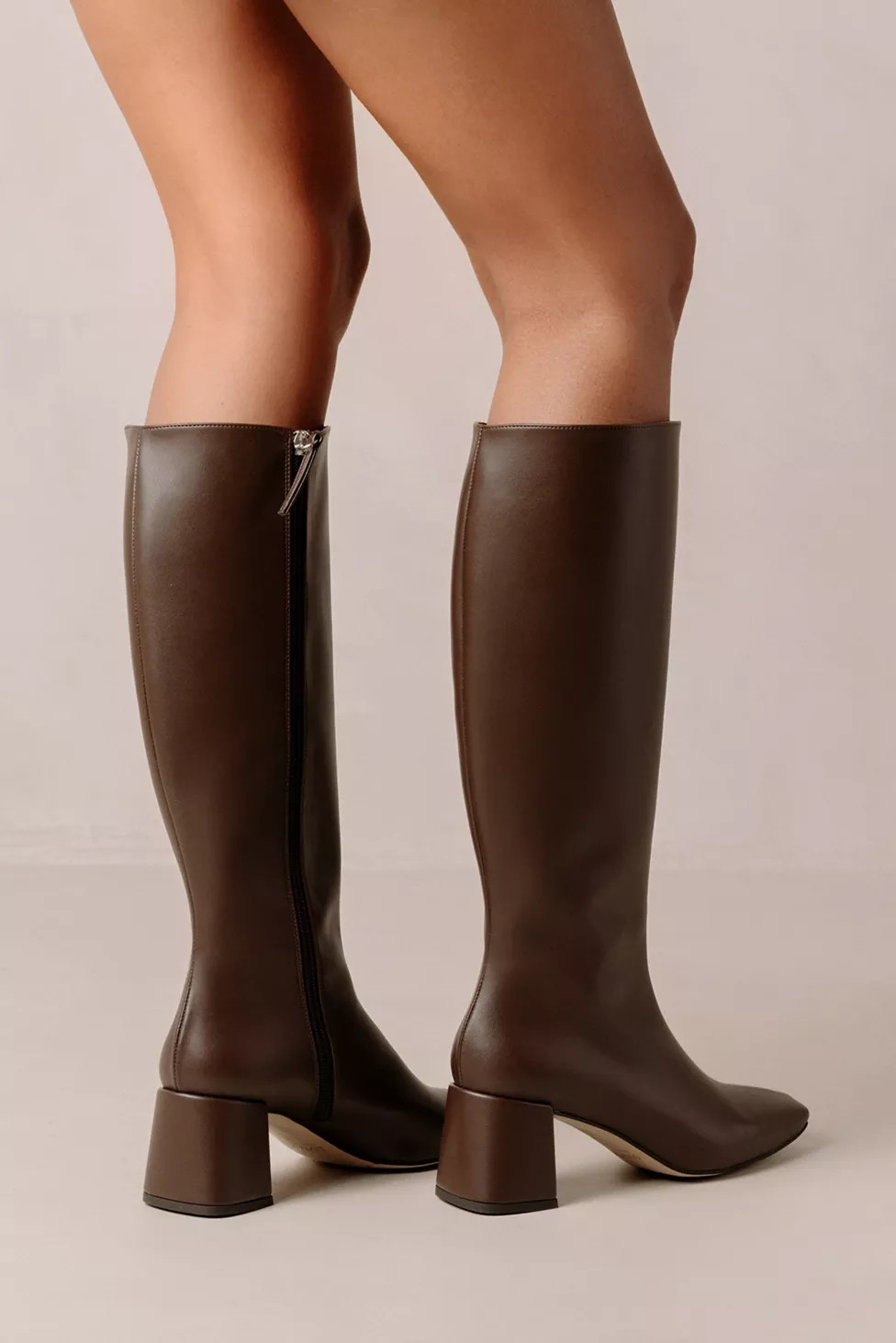 SVEGAN Chalk Vegan Leather Knee High Boot | Urban Outfitters (US and RoW)