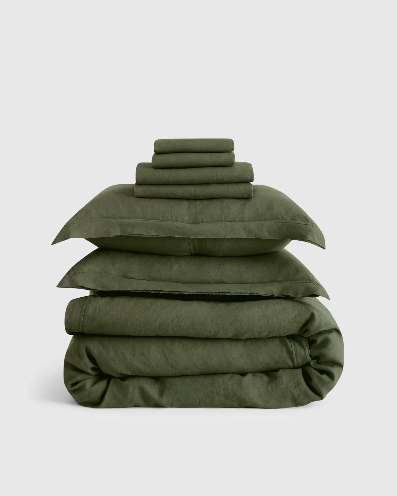 European Linen Double Flange Deluxe Bedding Bundle | Quince