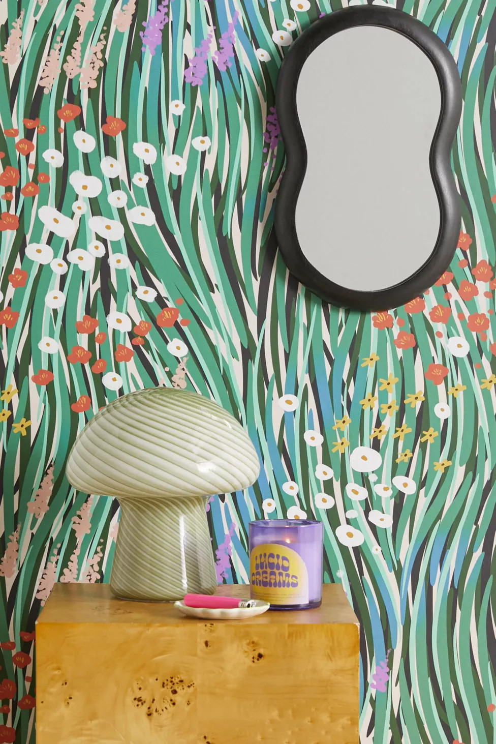 MSRYSTUDIO Windy Day In Garden Removable Wallpaper | Urban Outfitters (US and RoW)