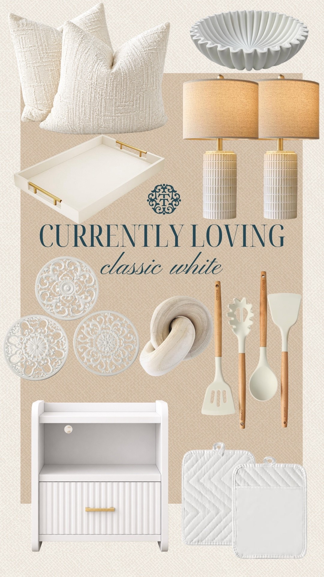 We love that these picks keeps things crisp with layered whites and soft cream tones throughout. The mix of textures; from woven pillows to sleek kitchen tools. This adds interest without breaking the palette. It’s a clean, pulled-together look that feels elevated but still easy to source on Amazon.

#LTKOver40 #LTKSeasonal #LTKHome