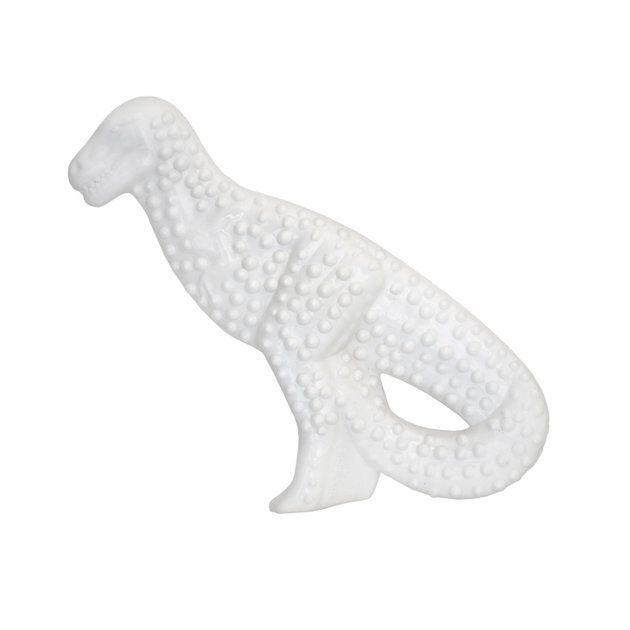 NYLABONE Dental Dinosaur Power Chew Chicken Flavored Durable Dog Toy, Large  - Chewy.com | Chewy.com