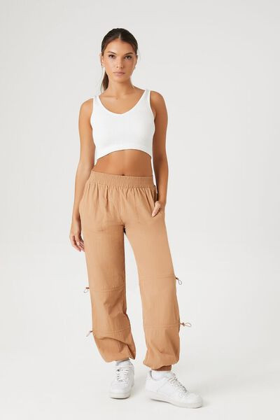 Active Nylon Toggle Drawstring Joggers | Forever 21