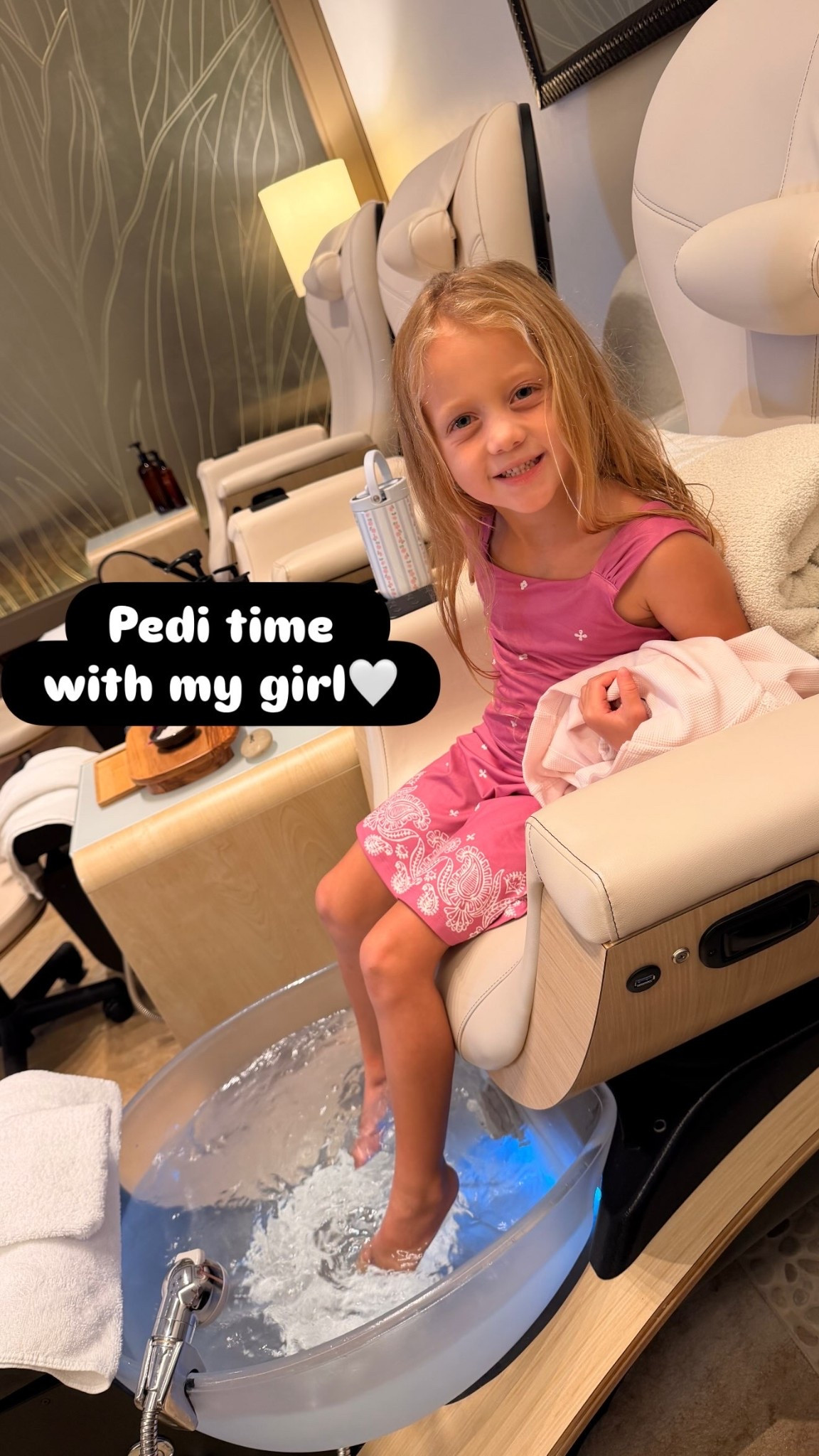 Pedi time with my girl🤍

Her purple printed active dress also comes in blue and it’s 30% off (fully in stock)!

#LTKActive #LTKKids #LTKootd