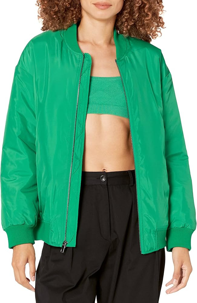 The Drop Women's Oliver Nylon Bomber Jacket | Amazon (US)
