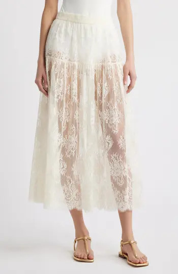 DÔEN Sebastiane Tiered Lace Skirt | Nordstrom | Nordstrom