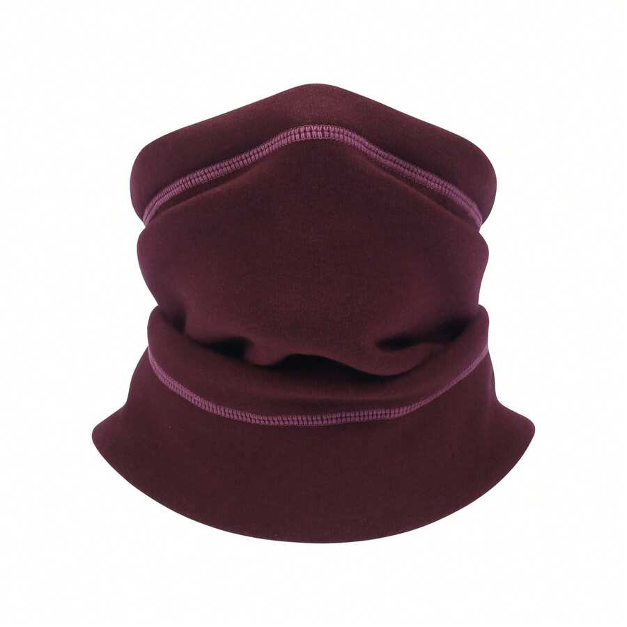 Men Women Fleece Thermal Neck Warmer Winter Windproof Neck Gaiter Face Mask Tube Scarf For Cold W... | SHEIN