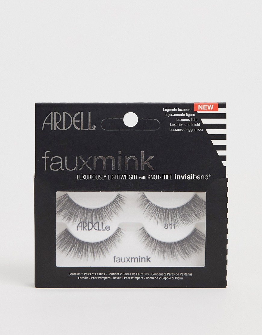 Ardell Faux Mink Lashes 811 Twin Pack – Lösögonfransar i tvåpack-Svart | ASOS (Global)