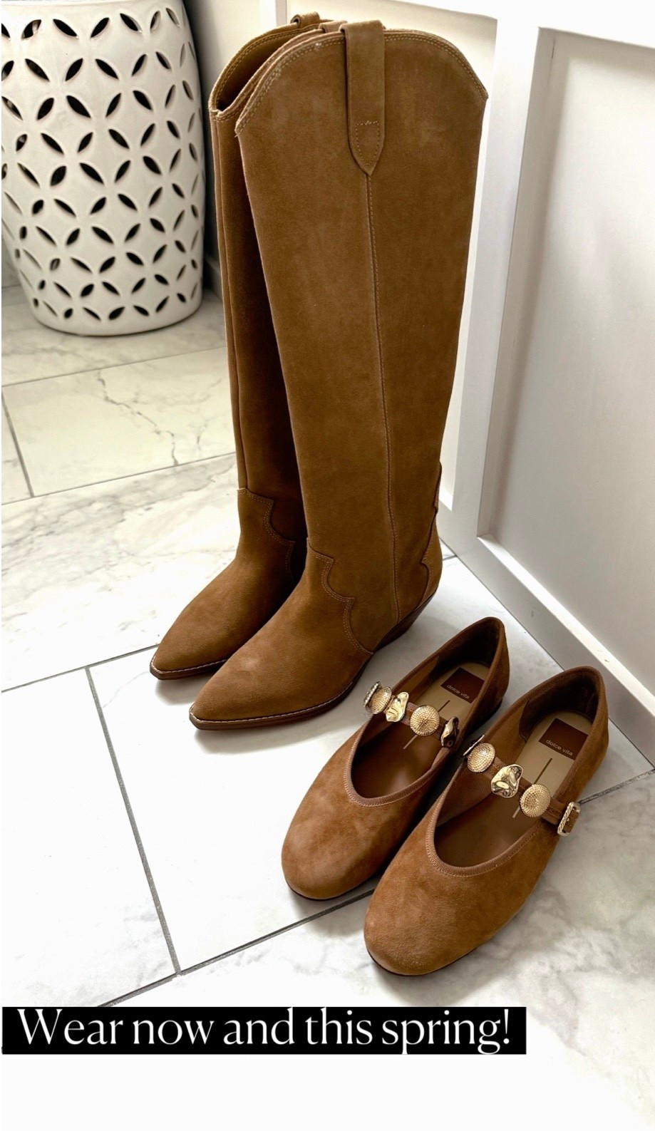 Western boots (so cute with dresses)
Cute flats 

#LTKSeasonal #LTKValentine #LTKdayinmylife