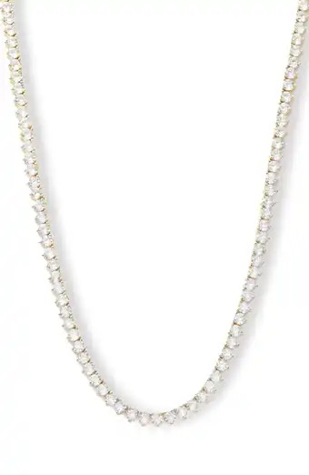 Classic Cubic Zirconia Tennis Necklace | Nordstrom
