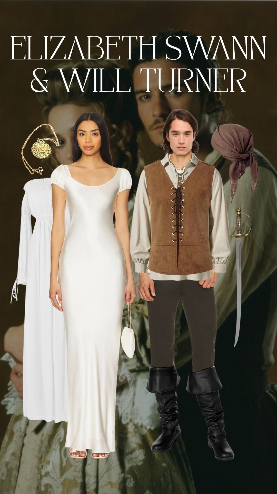 Couples costume idea - Will Turner and Elizabeth Swann 🏴‍☠️🦢

#LTKSeasonal #LTKStyleTip