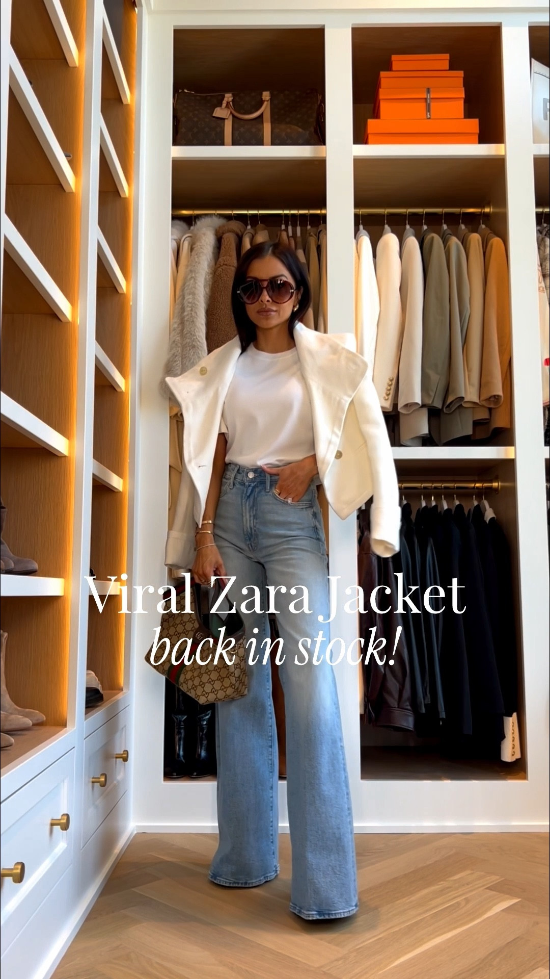 The chic Zara jacket that keeps selling out is finally back in stock in both the black and white colors! The cropped blazer layers over dresses and trousers for Easter or for the office! It also has enough structure to be chic for a date night outfit!

Spring workwear, office outfits, flattering denim, wide leg jeans, Zara outfits 



#LTKOver40 #LTKPetite #LTKWorkwear