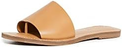 Madewell The Boardwalk Post Slide Sandal in Leather | Amazon (US)