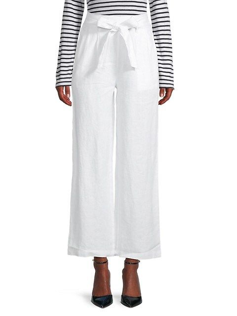 Belted Linen Pants | Saks Fifth Avenue OFF 5TH