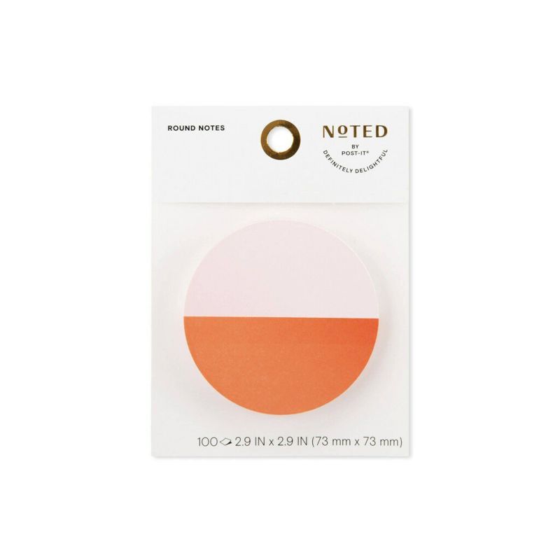 Post-it Round Notes Duo 2.9"x2.9" - Pink/Orange | Target