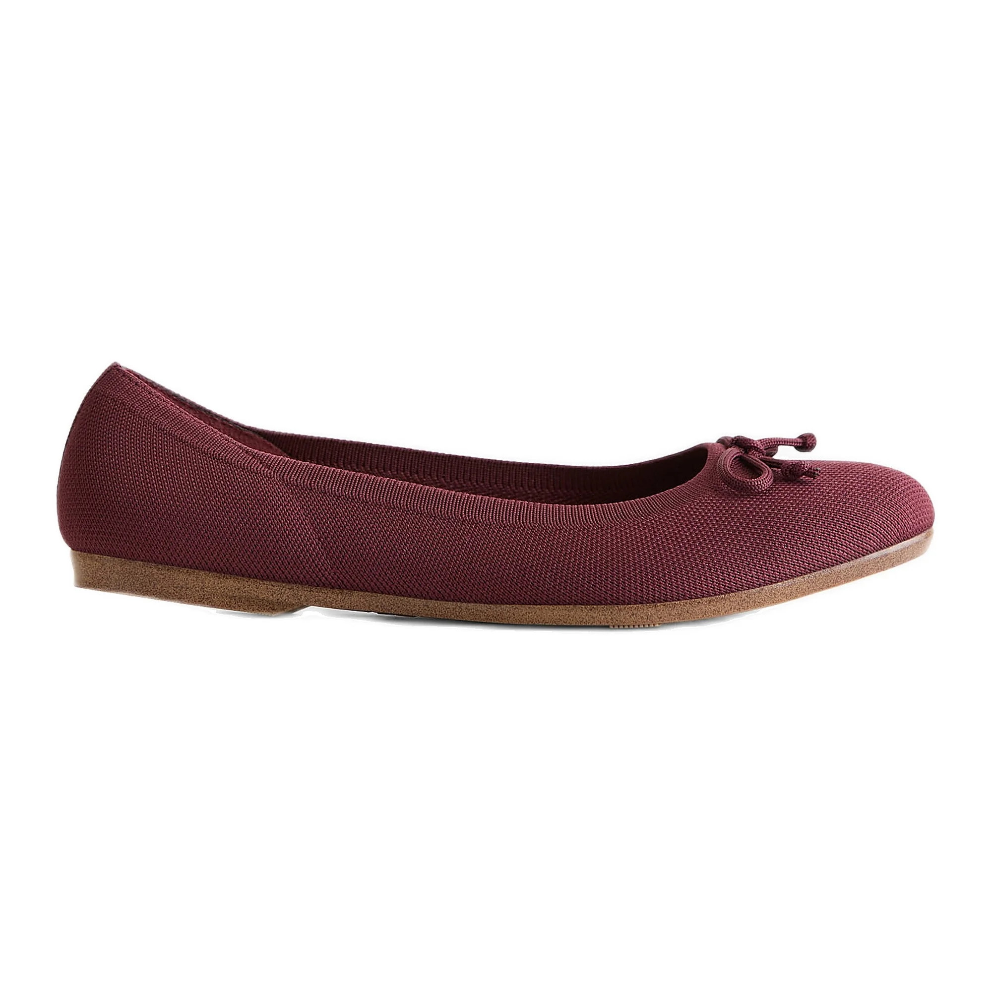 Time and Tru Women's Comfort Knit Ballet Flats | Walmart (US)