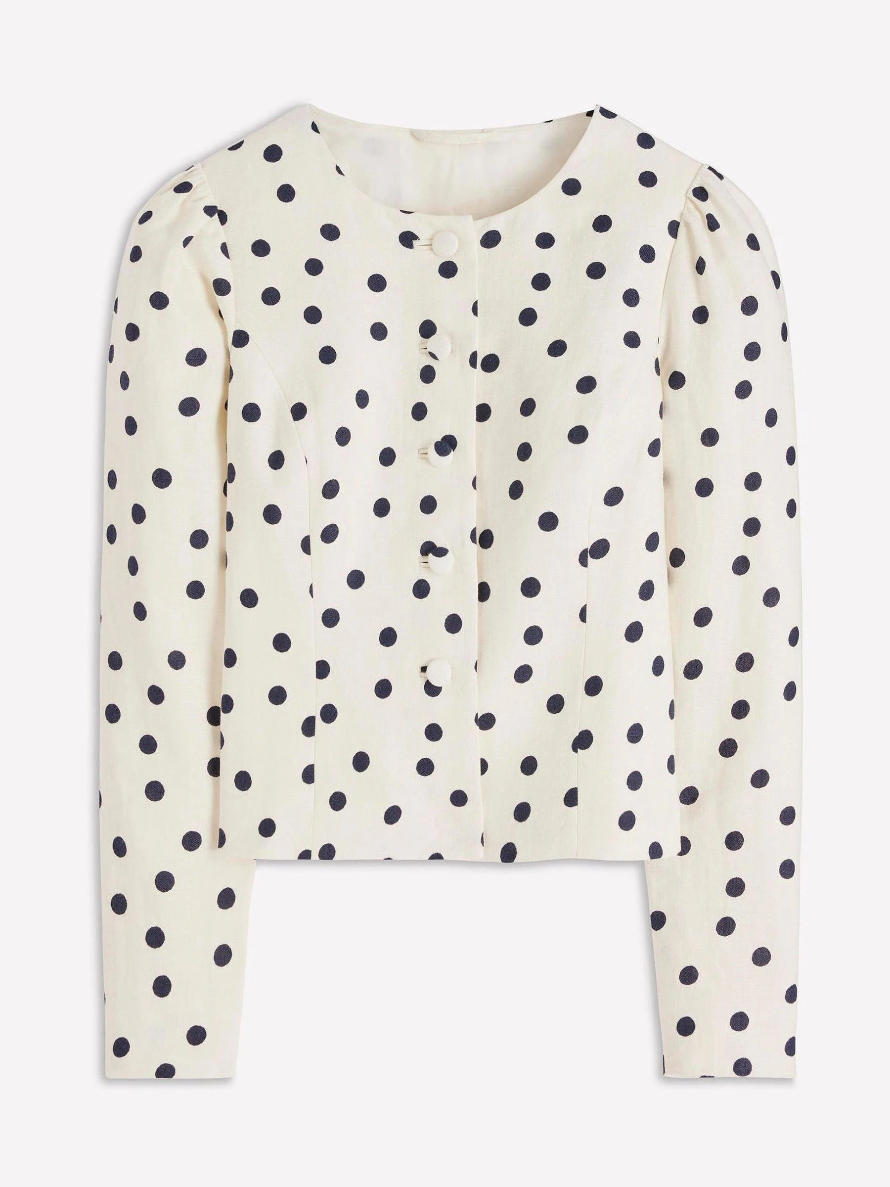 Boden Boden Cream Salisbury Linen Blend Jacket | Next US
