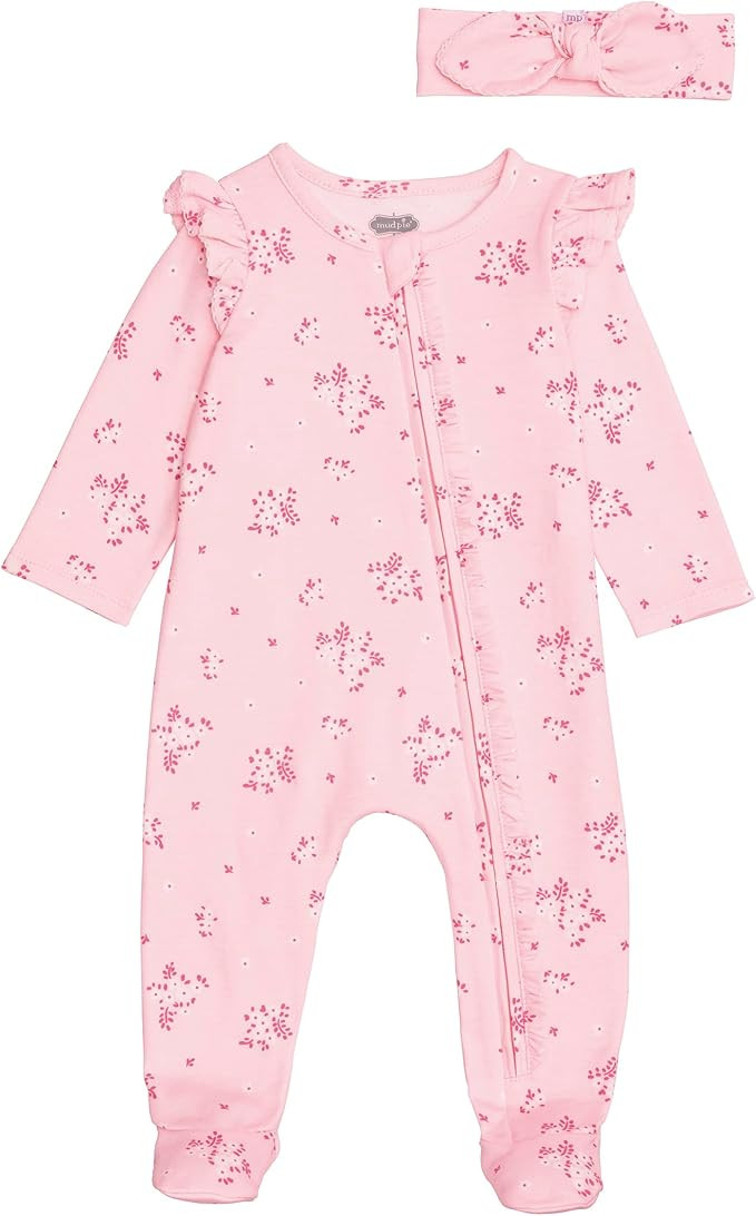 Mud Pie Baby Girl Blossom Longall | Amazon (US)