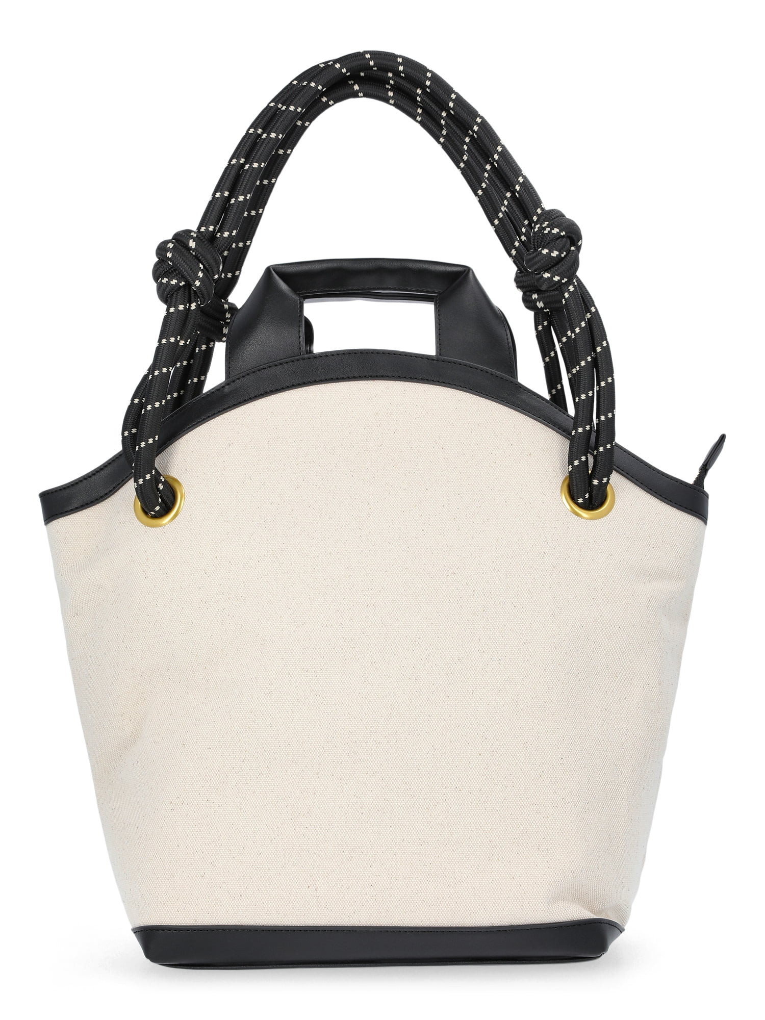 Free Assembly Women's Canvas Tote Bag, Natural | Walmart (US)