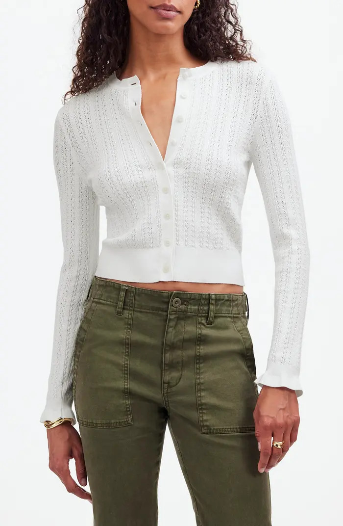 Madewell The Signature Open Knit Cardigan | Nordstrom | Nordstrom