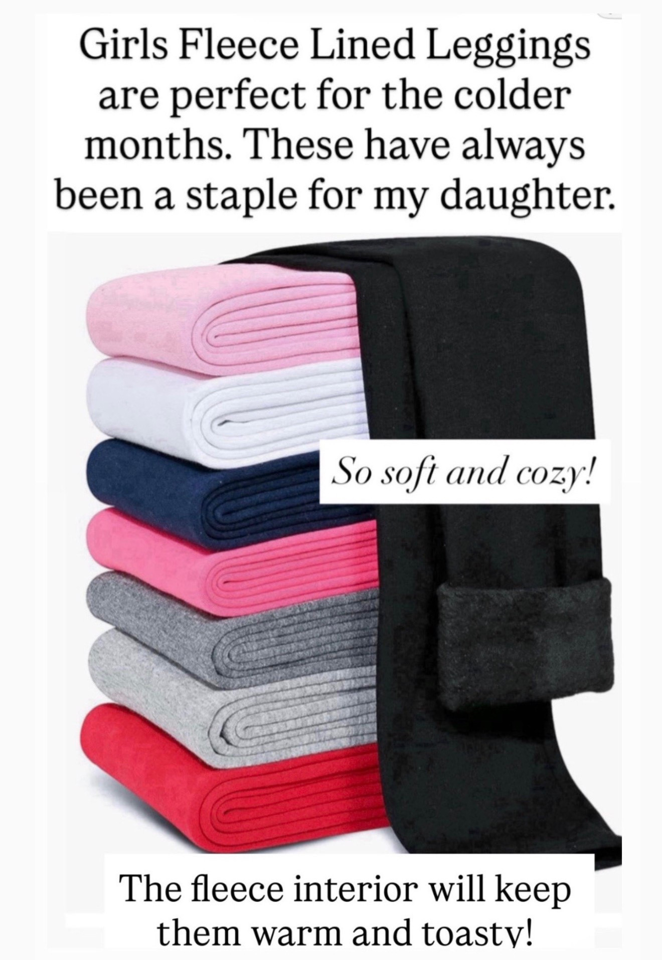 Fleece lined leggings for girls 

#LTKKids
