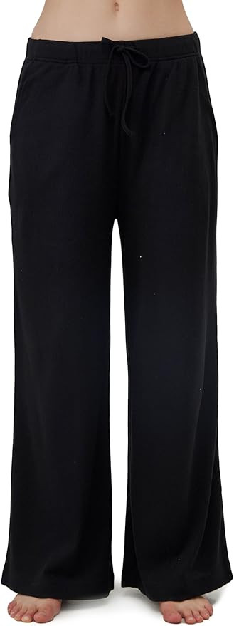 Gottex Beach Life Sandy Days Loungewear Bottoms - Elastic Drawstring Waist, Wide Leg, Mid-Rise, T... | Amazon (US)