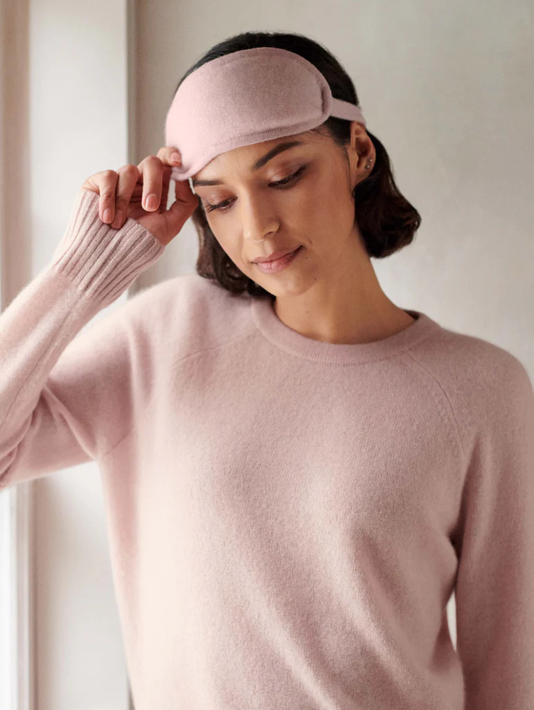 Cashmere Eye Mask | White and Warren