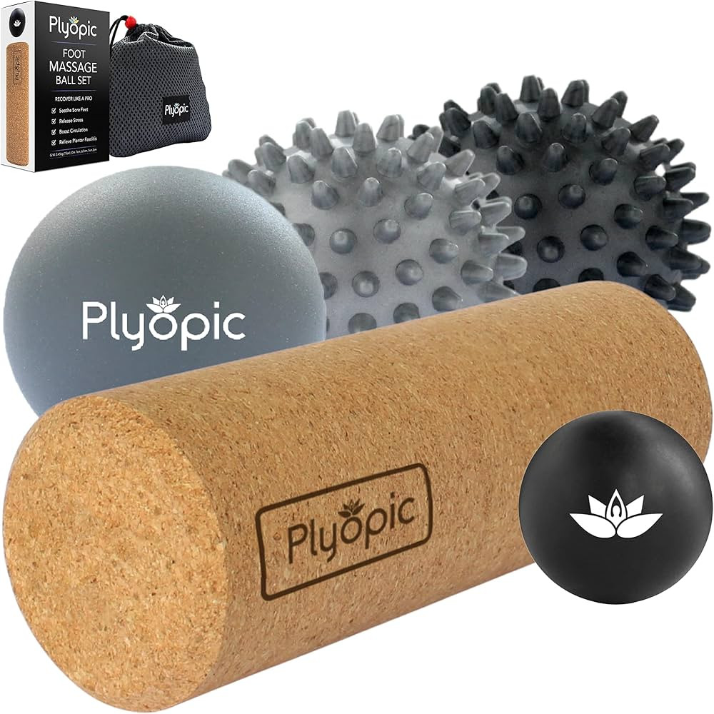 Plyopic. Massage Ball Set (5pcs) for Deep Tissue Muscle Recovery, Myofascial Release, Trigger Poi... | Amazon (US)