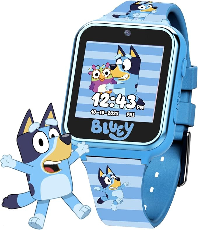 Accutime Bluey Kids Smartwatch with Camera, Games, Pedometer and Audio Recorder for Creative Play... | Amazon (US)