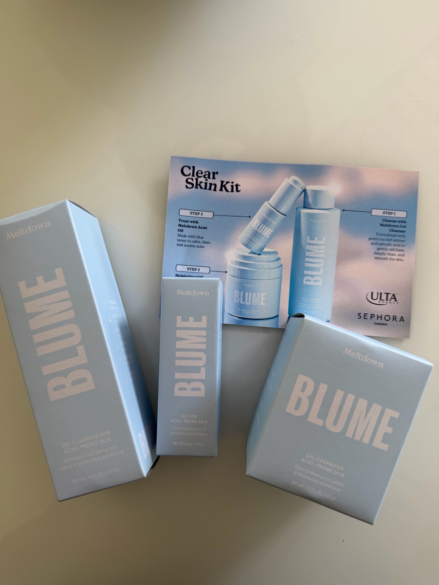 My hormonal acne lately is 🤯 this came at such a good time! Going to try #blume 3 step acne kit

#LTKootd #LTKmorningroutine #LTKmomlife